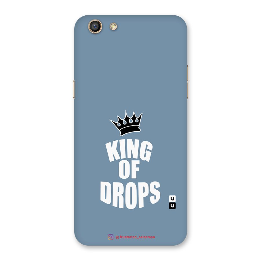 King of Drops Mustard SteelBlue Back Case for Oppo F3