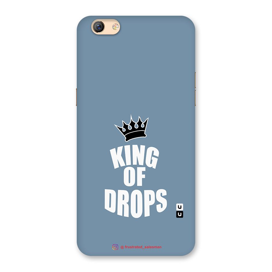 King of Drops Mustard SteelBlue Back Case for Oppo F3 Plus