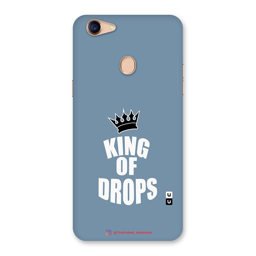 King of Drops Mustard SteelBlue Back Case for Oppo F5