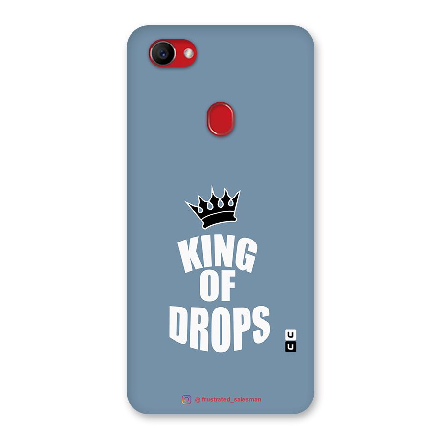 King of Drops Mustard SteelBlue Back Case for Oppo F7
