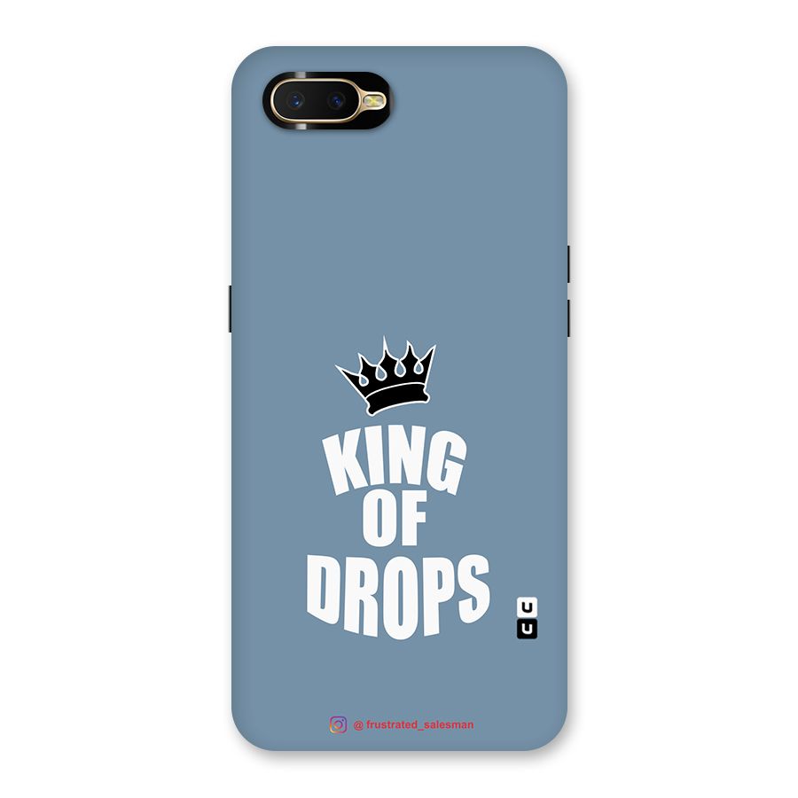 King of Drops Mustard SteelBlue Back Case for Oppo K1