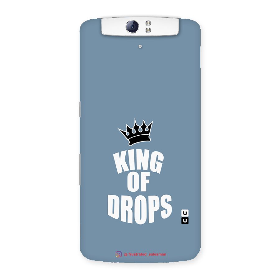 King of Drops Mustard SteelBlue Back Case for Oppo N1