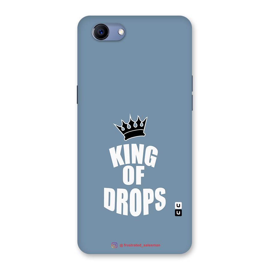 King of Drops Mustard SteelBlue Back Case for Oppo Realme 1