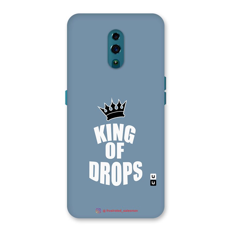 King of Drops Mustard SteelBlue Back Case for Oppo Reno