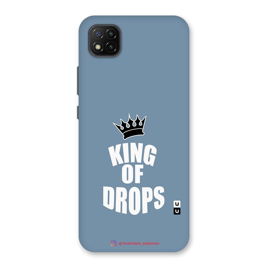 King of Drops Mustard SteelBlue Back Case for Poco C3