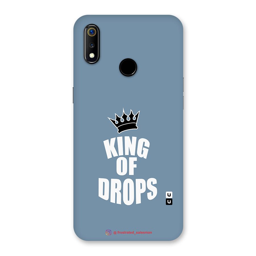 King of Drops Mustard SteelBlue Back Case for Realme 3