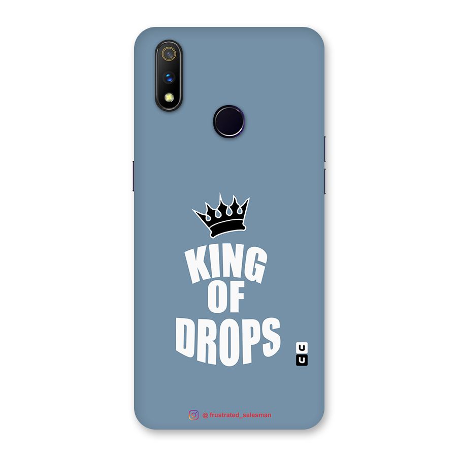 King of Drops Mustard SteelBlue Back Case for Realme 3 Pro