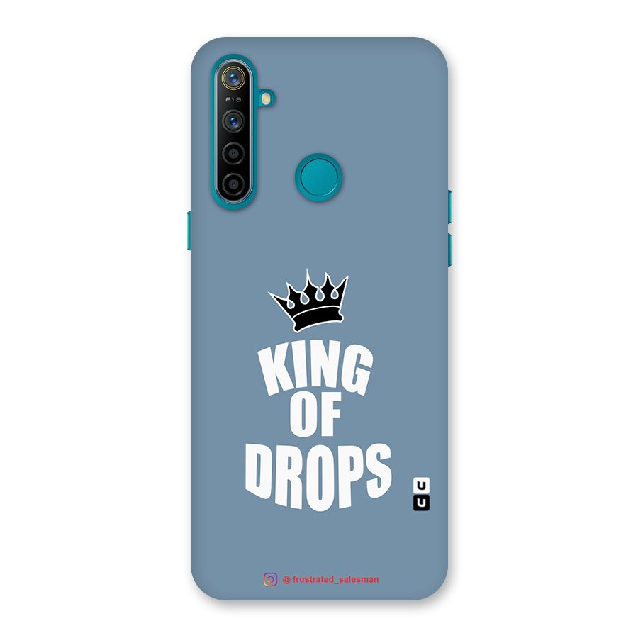 King of Drops Mustard SteelBlue Back Case for Realme 5i
