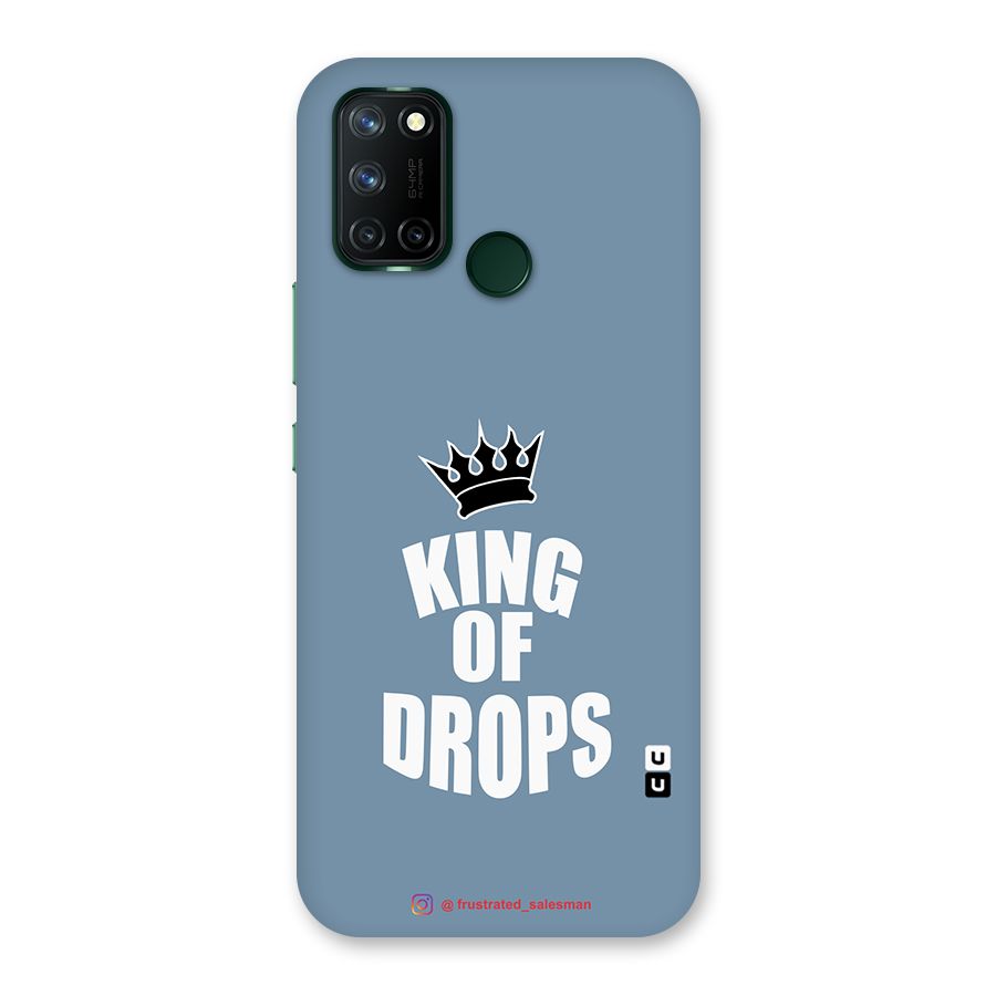 King of Drops Mustard SteelBlue Back Case for Realme 7i