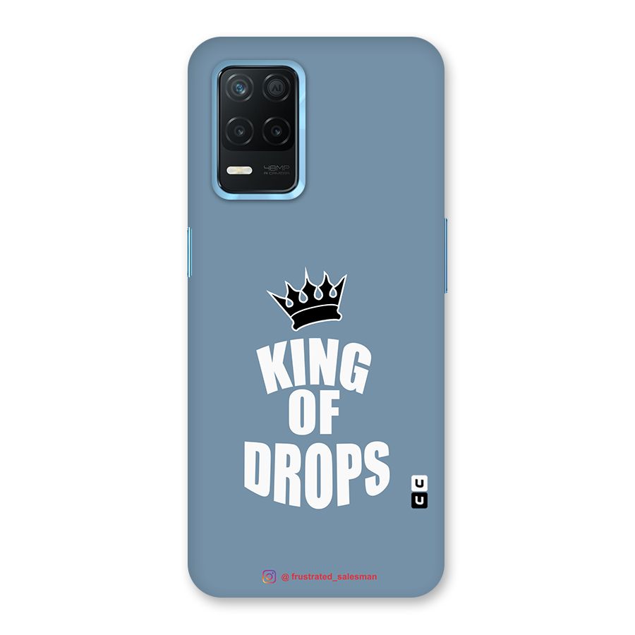 King of Drops Mustard SteelBlue Back Case for Realme 8 5G