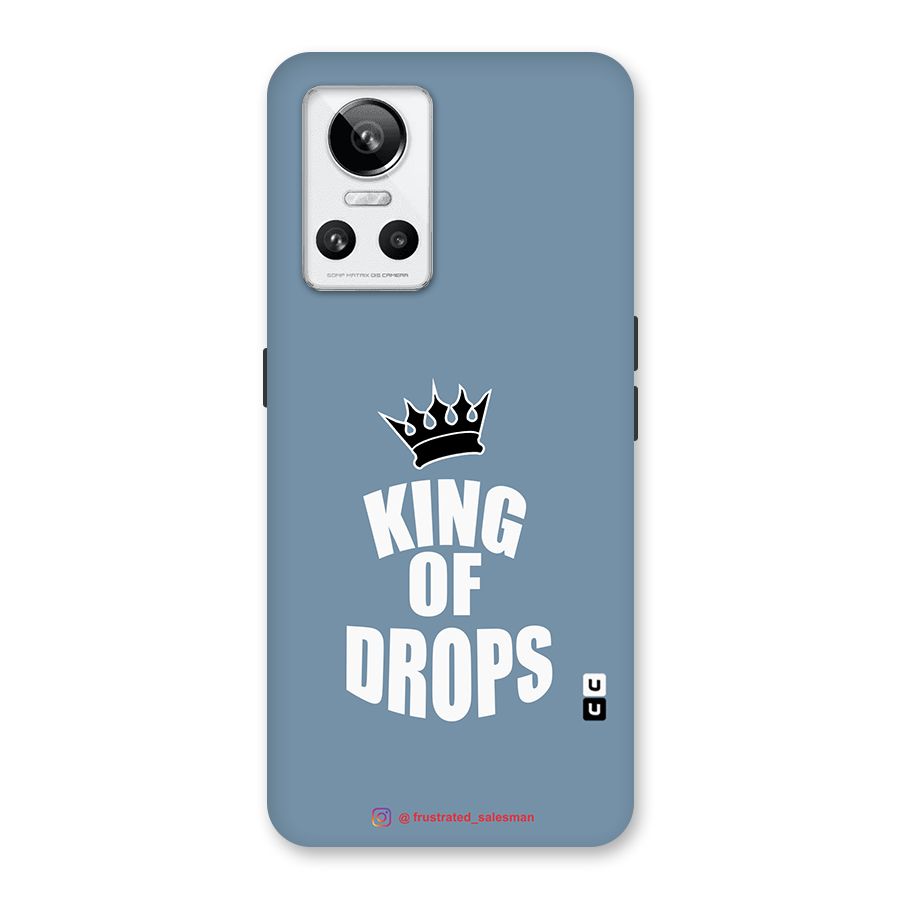 King of Drops Mustard SteelBlue Back Case for Realme GT Neo 3