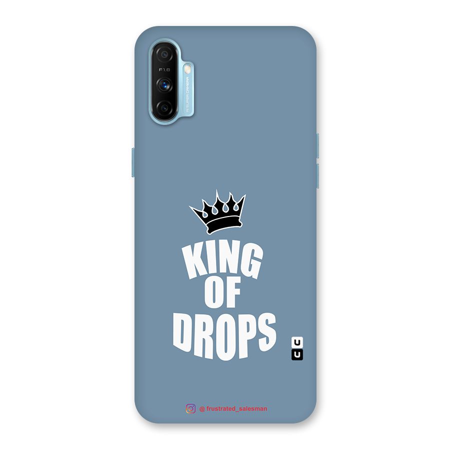 King of Drops Mustard SteelBlue Back Case for Realme Narzo 20A