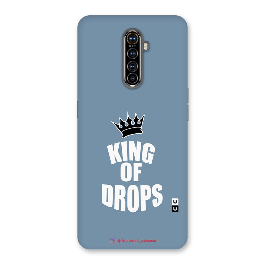 King of Drops Mustard SteelBlue Back Case for Realme X2 Pro