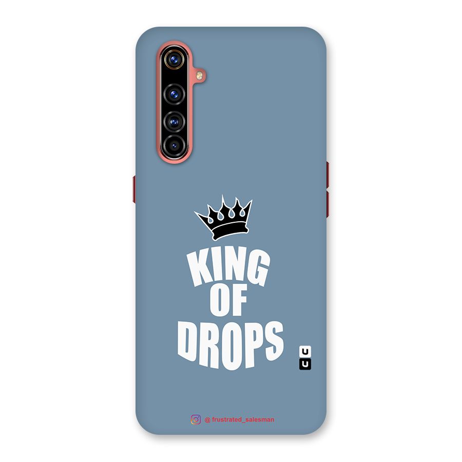 King of Drops Mustard SteelBlue Back Case for Realme X50 Pro