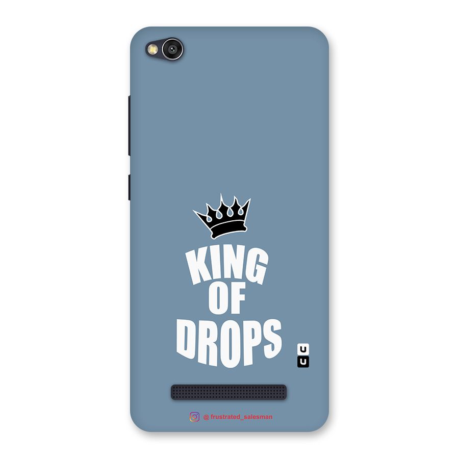 King of Drops Mustard SteelBlue Back Case for Redmi 4A