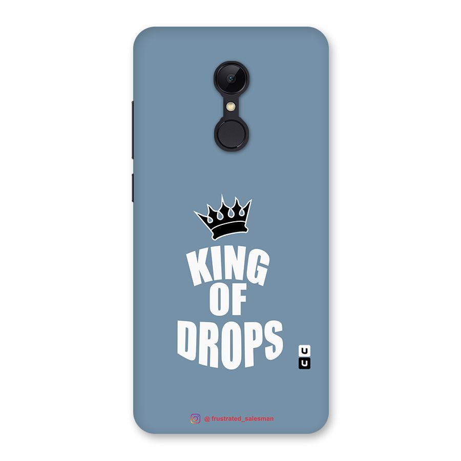 King of Drops Mustard SteelBlue Back Case for Redmi 5