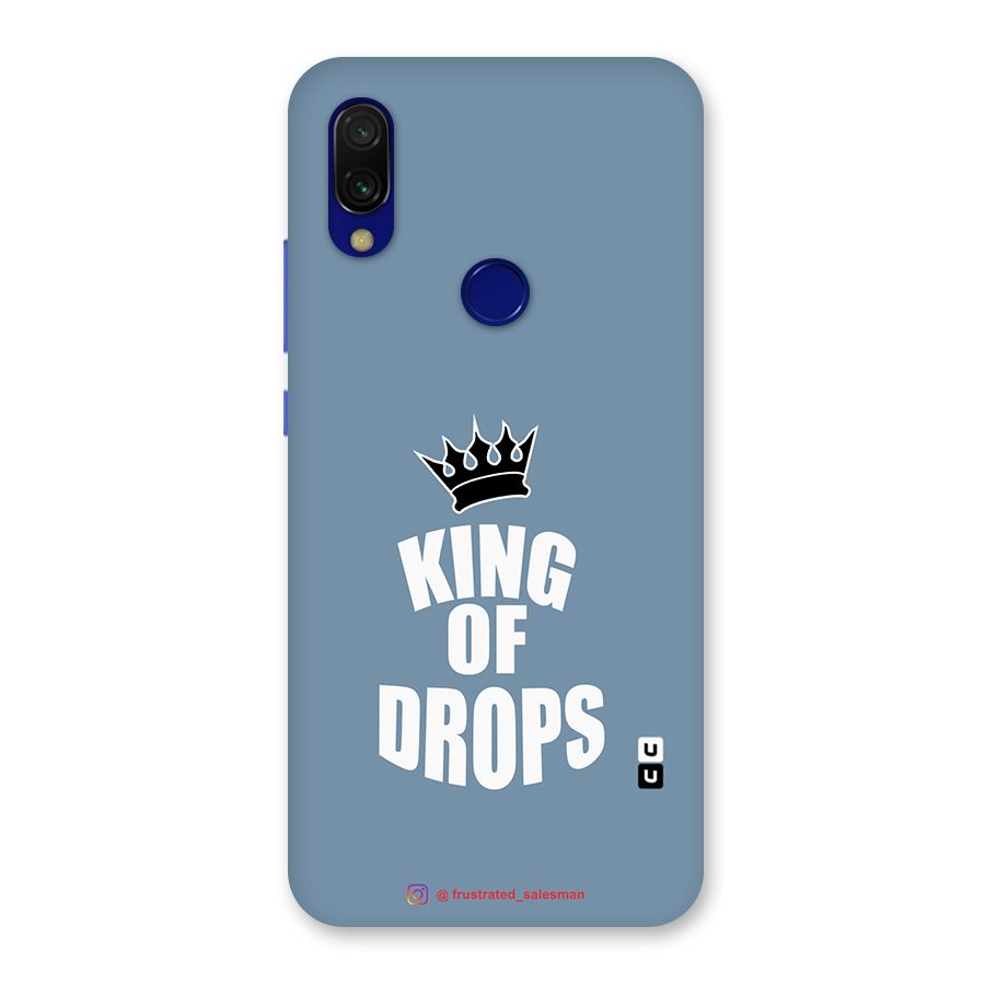 King of Drops Mustard SteelBlue Back Case for Redmi 7