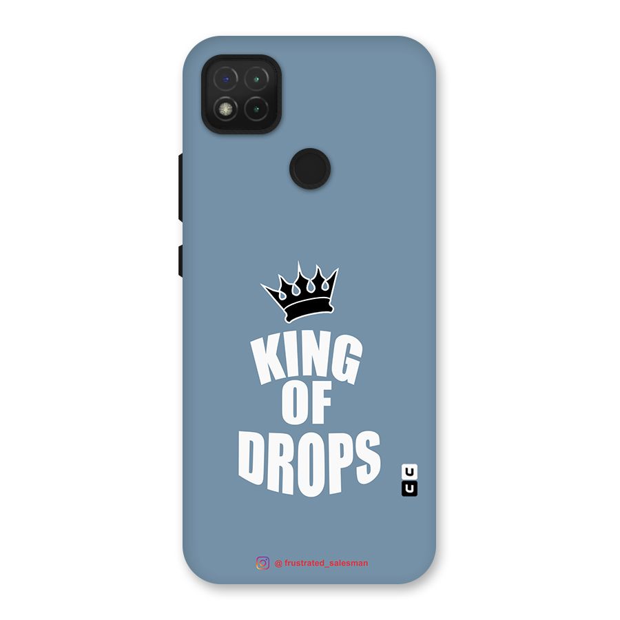 King of Drops Mustard SteelBlue Back Case for Redmi 9C