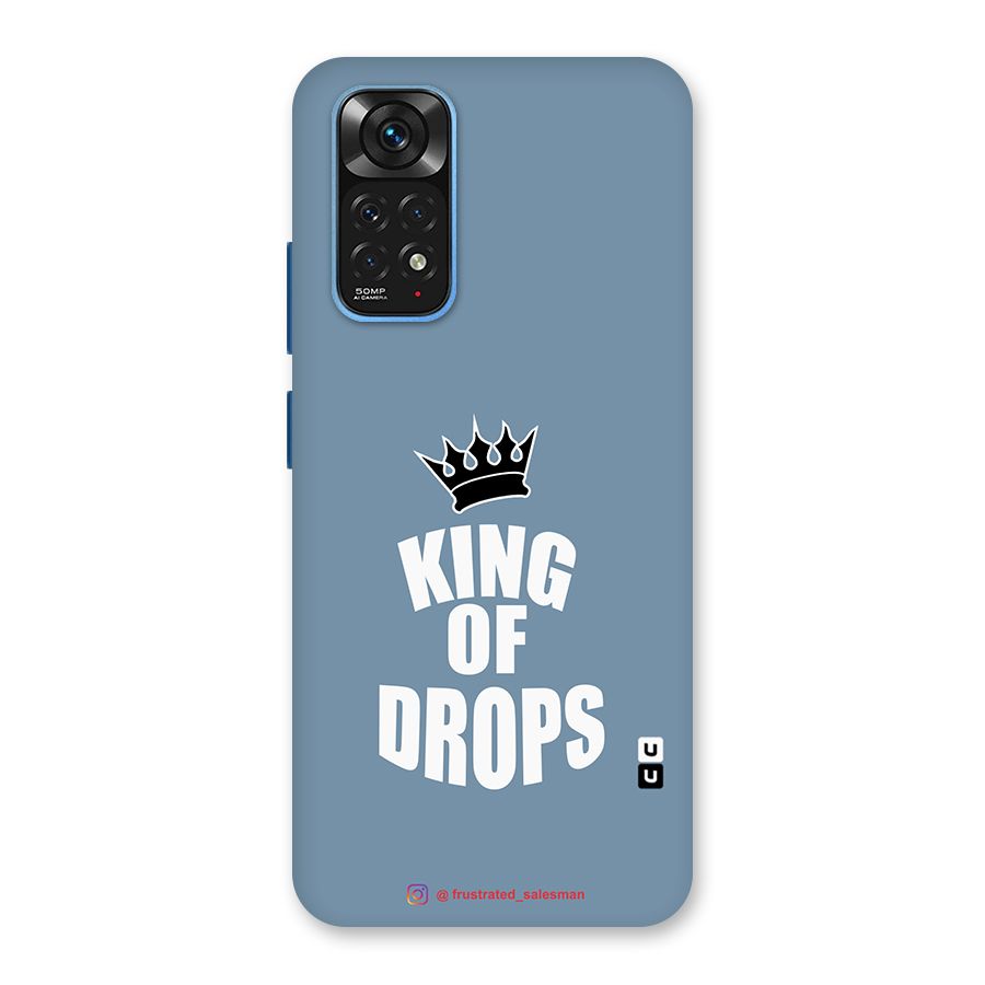 King of Drops Mustard SteelBlue Back Case for Redmi Note 11S