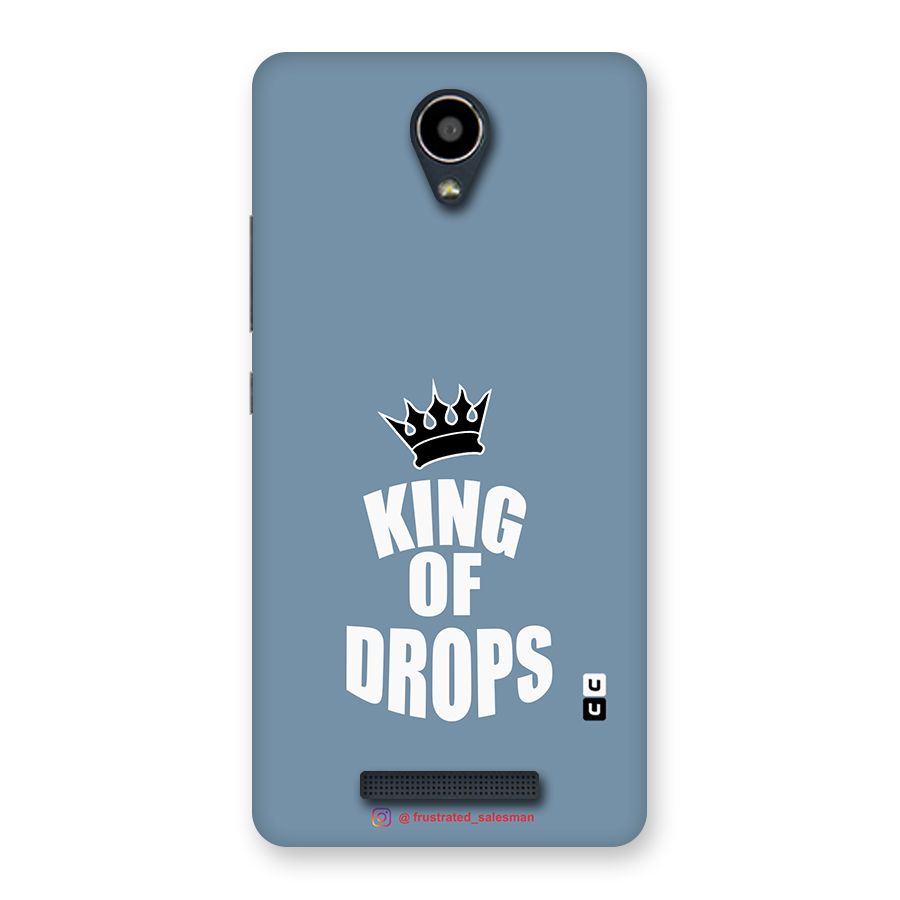 King of Drops Mustard SteelBlue Back Case for Redmi Note 2