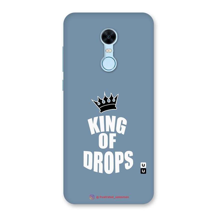 King of Drops Mustard SteelBlue Back Case for Redmi Note 5