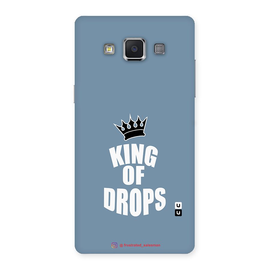King of Drops Mustard SteelBlue Back Case for Samsung Galaxy A5