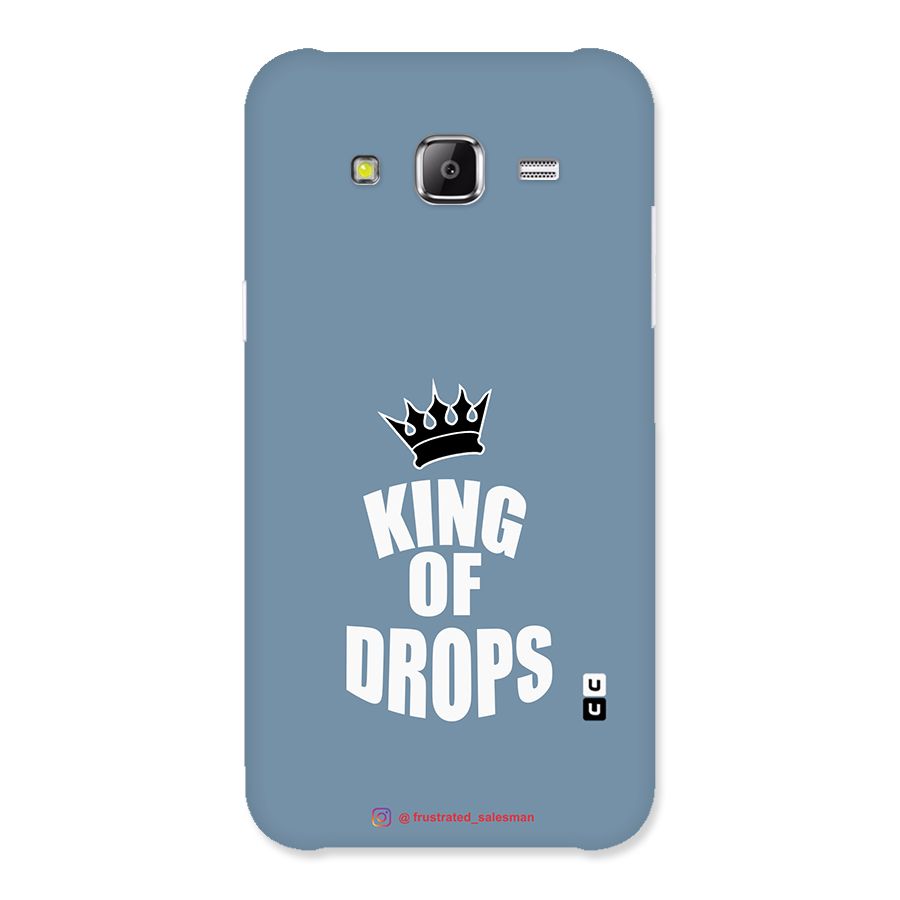 King of Drops Mustard SteelBlue Back Case for Samsung Galaxy J5