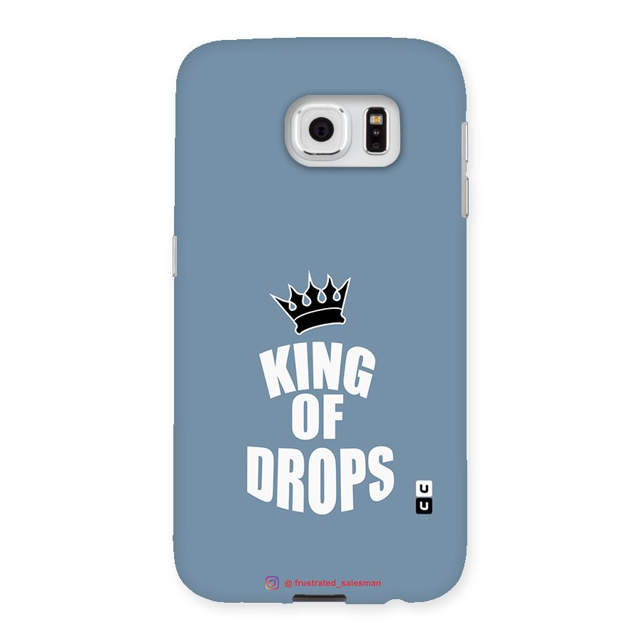 King of Drops Mustard SteelBlue Back Case for Samsung Galaxy S6