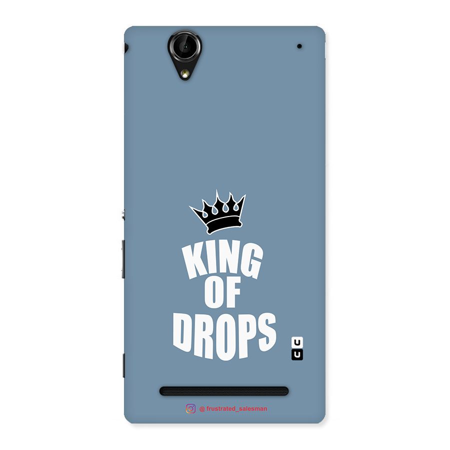 King of Drops Mustard SteelBlue Back Case for Sony Xperia T2