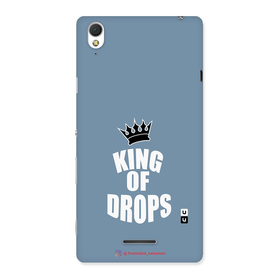 King of Drops Mustard SteelBlue Back Case for Sony Xperia T3