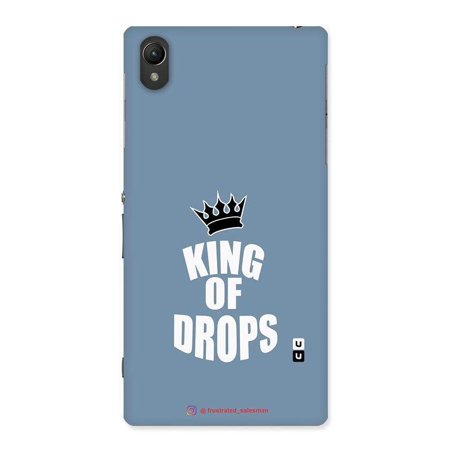 King of Drops Mustard SteelBlue Back Case for Sony Xperia Z1