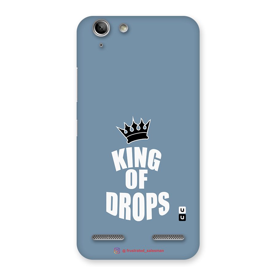 King of Drops Mustard SteelBlue Back Case for Vibe K5 Plus