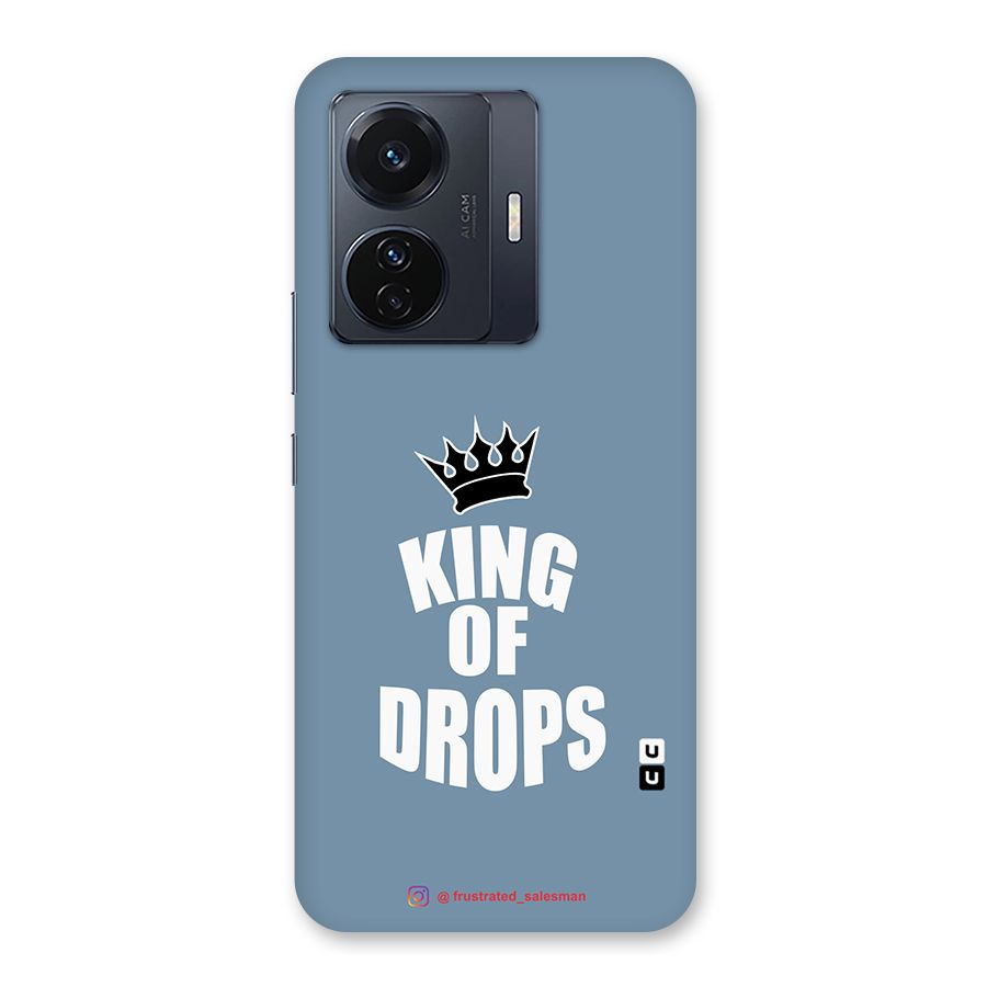 King of Drops Mustard SteelBlue Back Case for Vivo T1 Pro