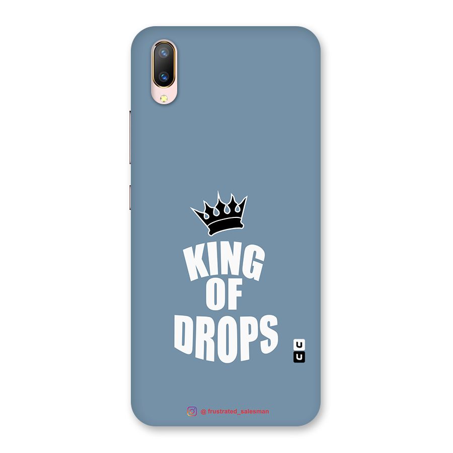 King of Drops Mustard SteelBlue Back Case for Vivo V11 Pro
