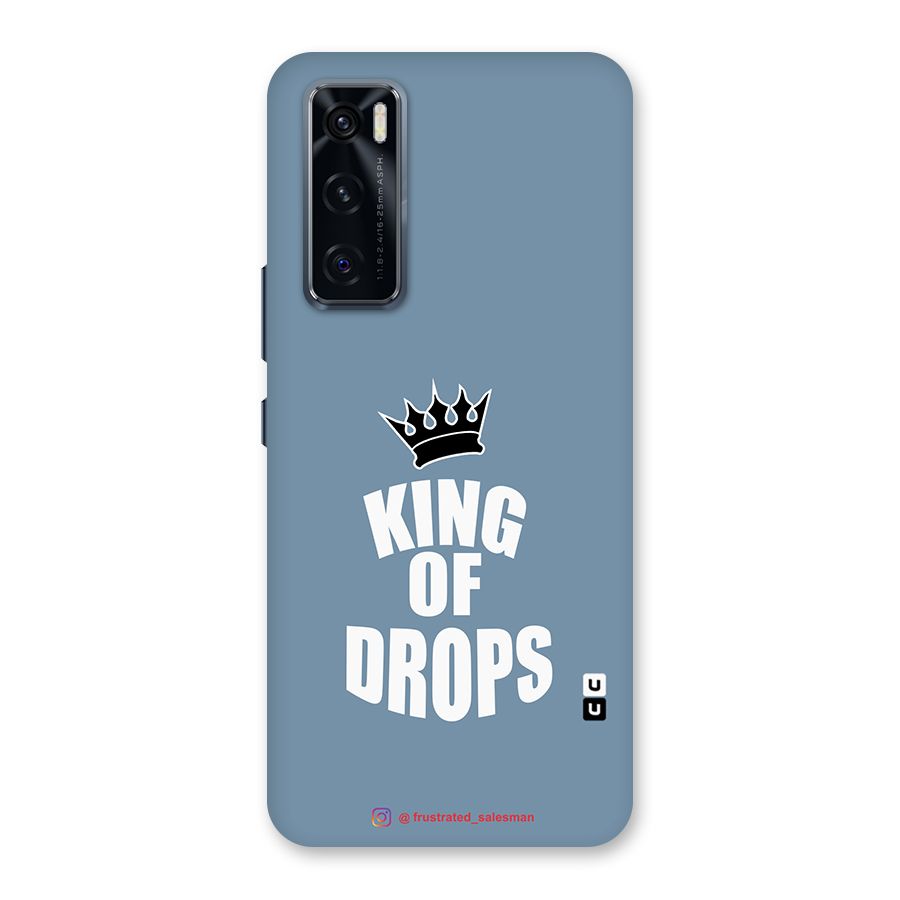 King of Drops Mustard SteelBlue Back Case for Vivo V20 SE