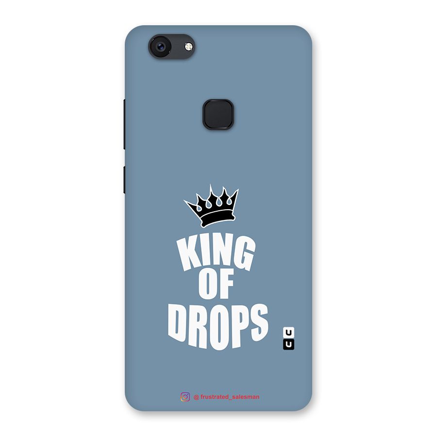 King of Drops Mustard SteelBlue Back Case for Vivo V7 Plus