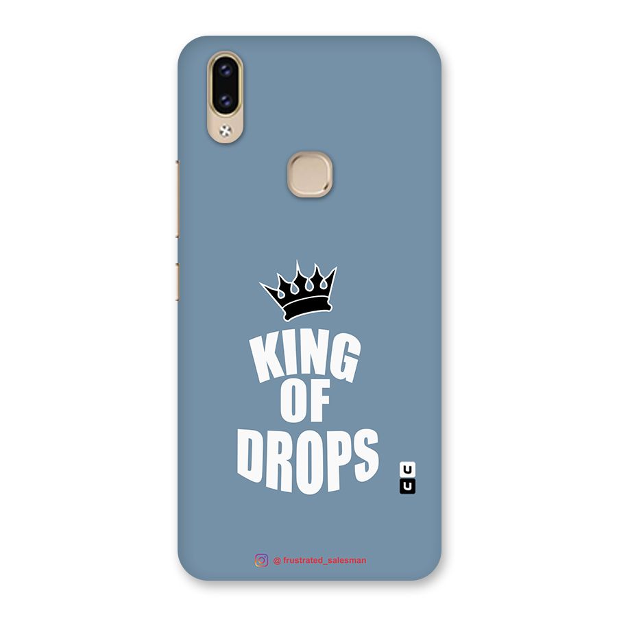 King of Drops Mustard SteelBlue Back Case for Vivo V9 Youth