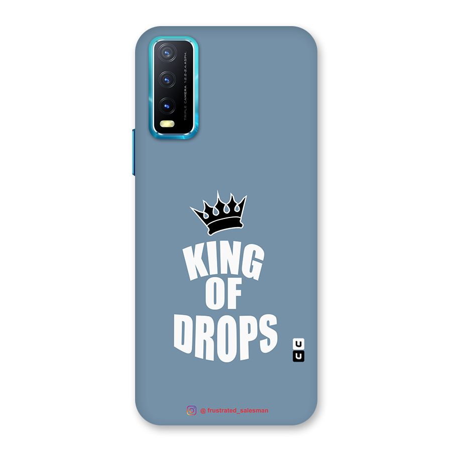 King of Drops Mustard SteelBlue Back Case for Vivo Y20G