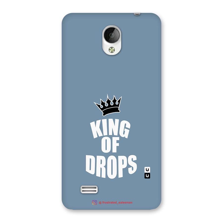 King of Drops Mustard SteelBlue Back Case for Vivo Y21
