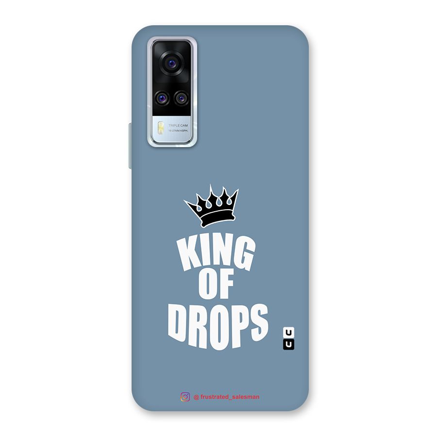 King of Drops Mustard SteelBlue Back Case for Vivo Y31
