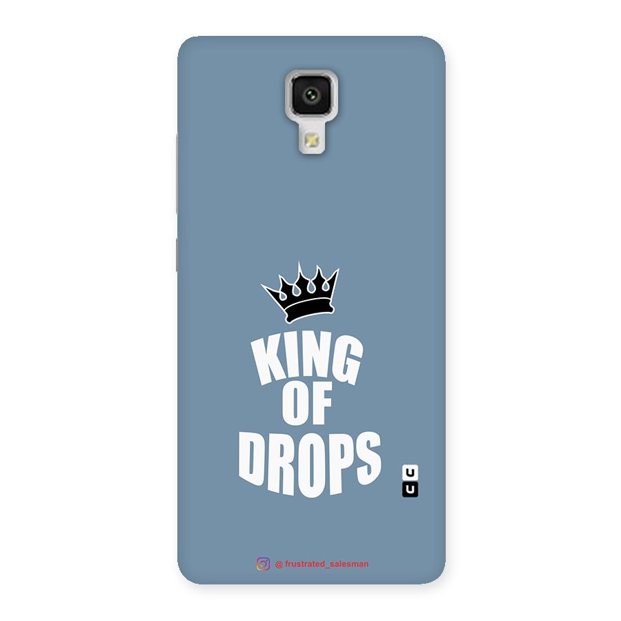 King of Drops Mustard SteelBlue Back Case for Xiaomi Mi 4