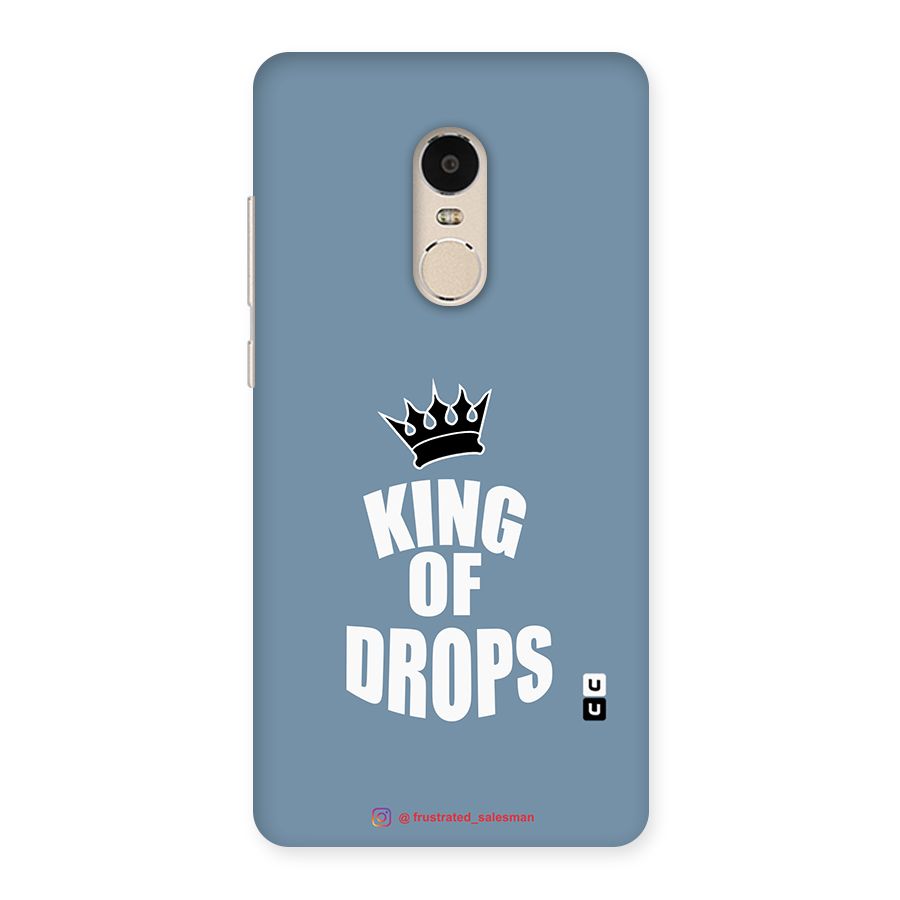 King of Drops Mustard SteelBlue Back Case for Xiaomi Redmi Note 4