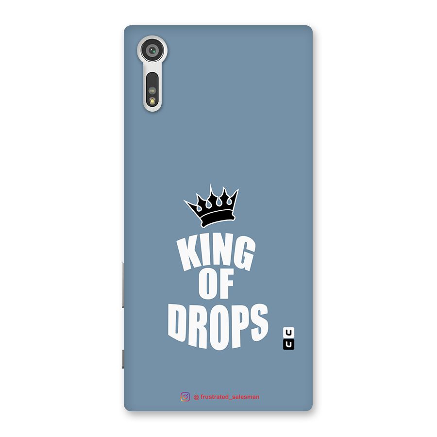 King of Drops Mustard SteelBlue Back Case for Xperia XZ