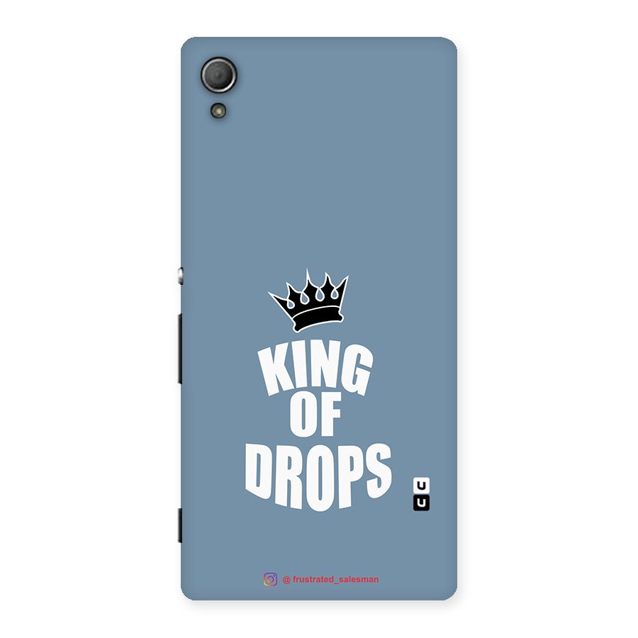 King of Drops Mustard SteelBlue Back Case for Xperia Z3 Plus