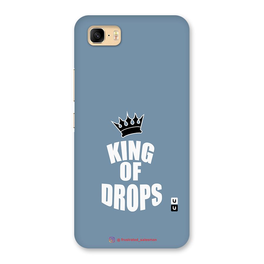 King of Drops Mustard SteelBlue Back Case for Zenfone 3s Max
