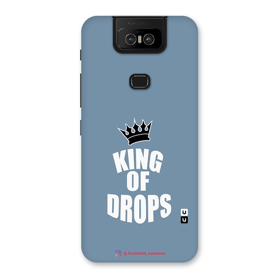 King of Drops Mustard SteelBlue Back Case for Zenfone 6z