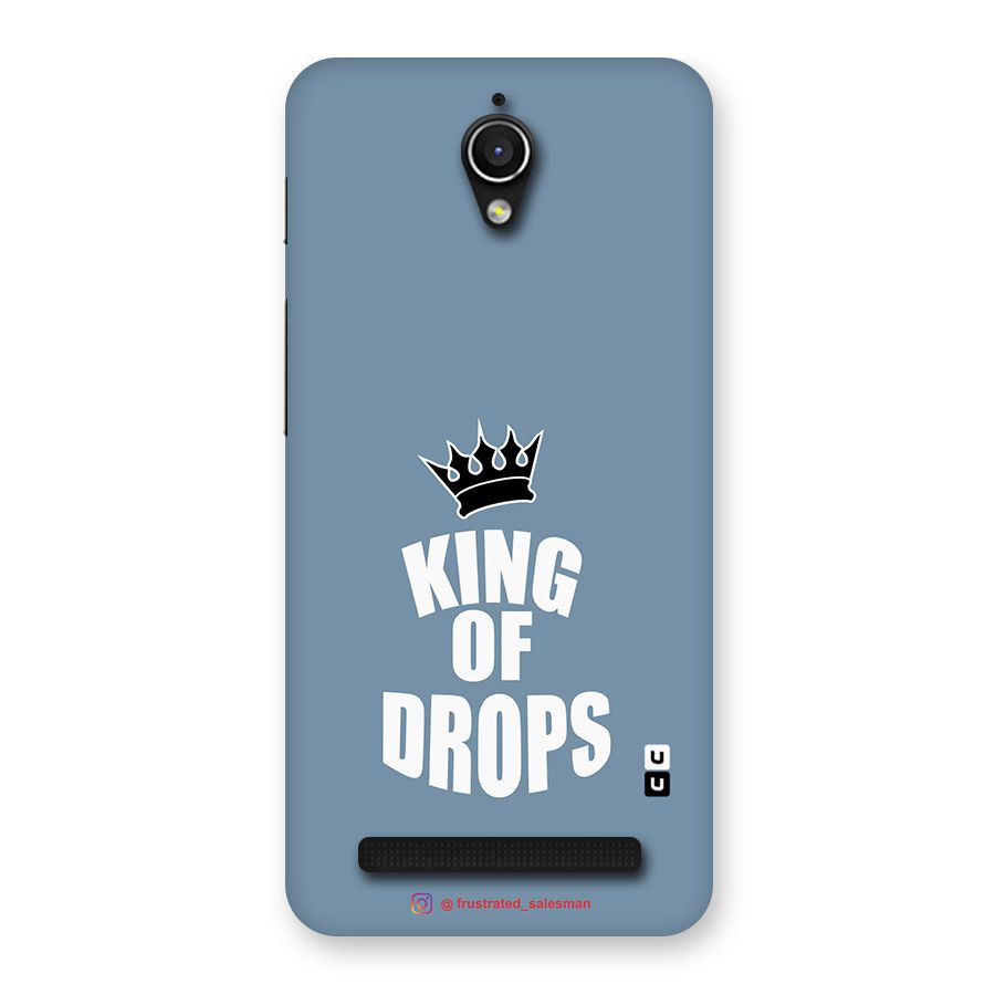 King of Drops Mustard SteelBlue Back Case for Zenfone Go
