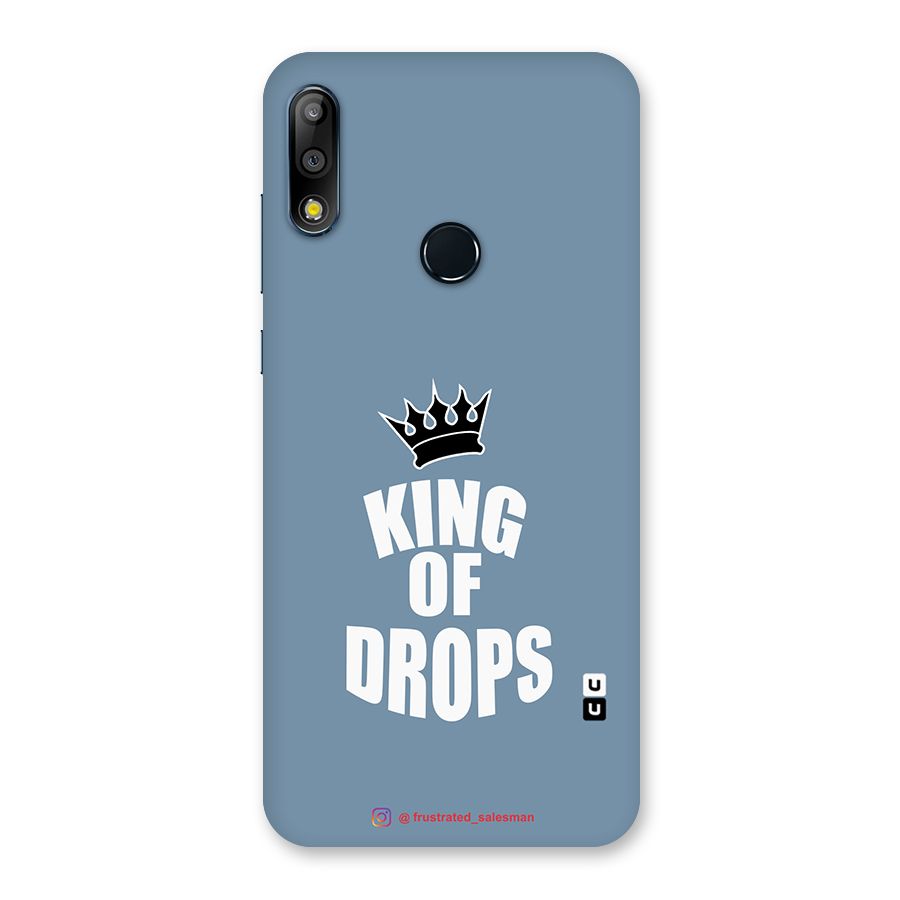 King of Drops Mustard SteelBlue Back Case for Zenfone Max Pro M2