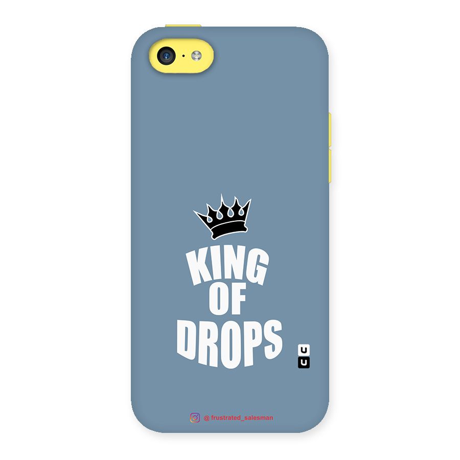 King of Drops Mustard SteelBlue Back Case for iPhone 5C