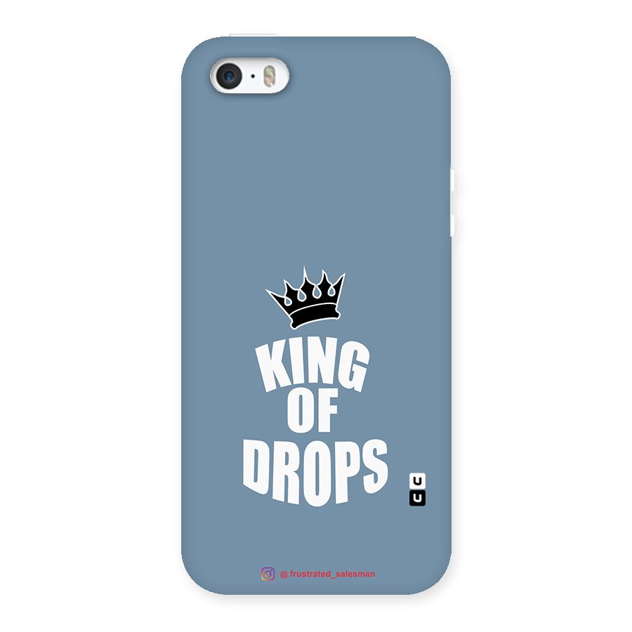 King of Drops Mustard SteelBlue Back Case for iPhone 5 5S